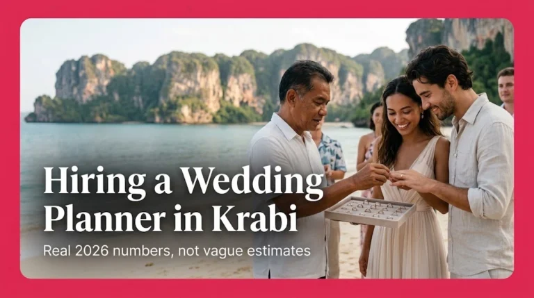 Hiring a Wedding Planner in Krabi Local Insight and Costs