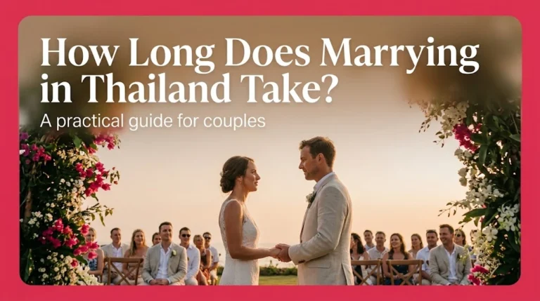 How Long Does Marrying in Thailand Take
