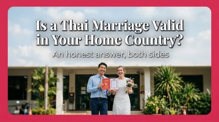 Is a Thai Marriage Valid in Your Home Country