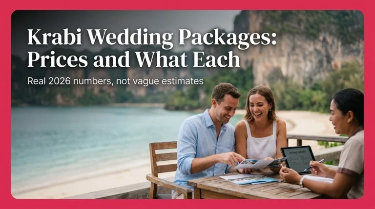 Krabi Wedding Packages Prices and What Each Tier Includes