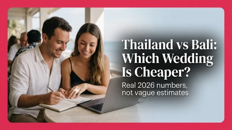 Thailand vs Bali Which Wedding Is Cheaper