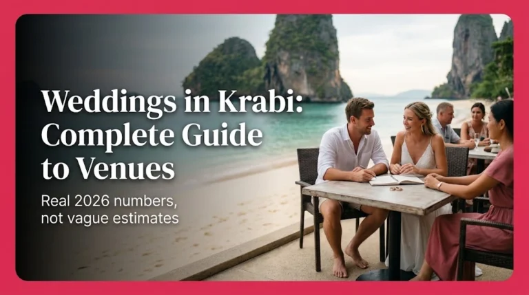 Weddings in Krabi Complete Guide to Venues, Costs and Season