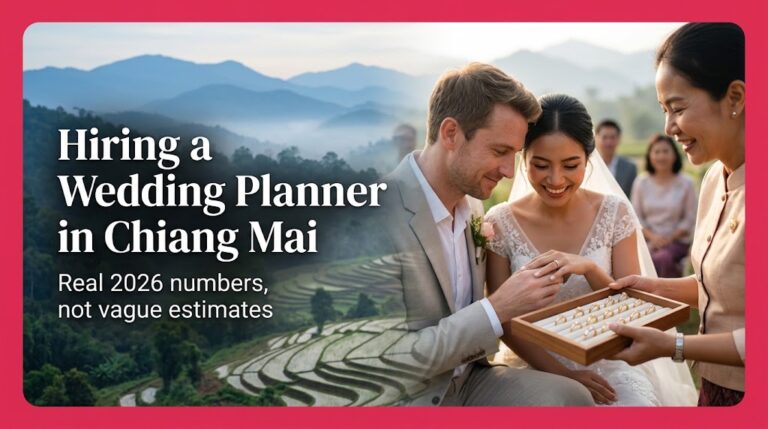 Hiring a Wedding Planner in Chiang Mai: Local Insight and Costs