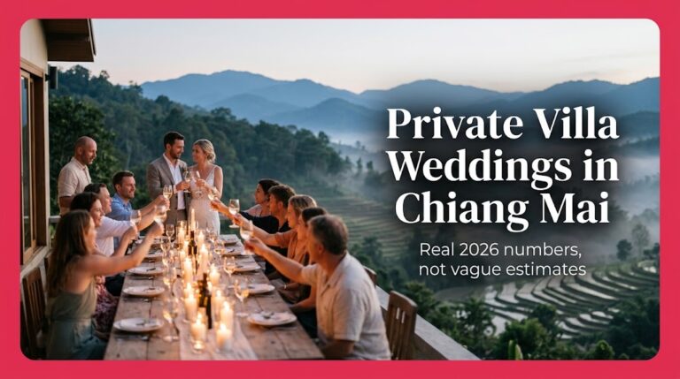 Private Villa Weddings in Chiang Mai: Exclusivity and Costs