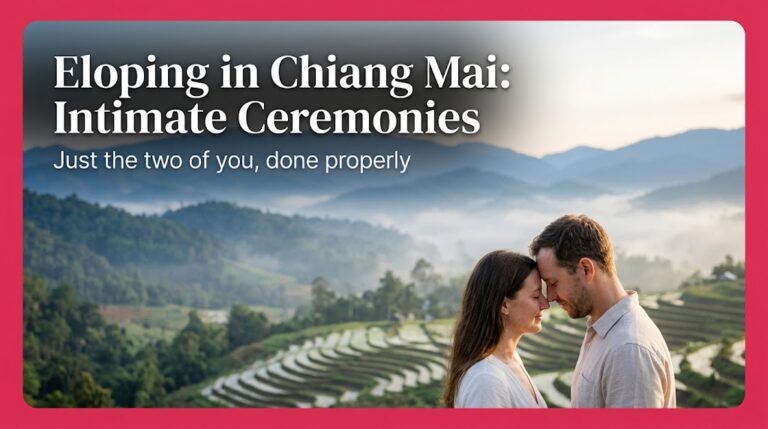 Eloping in Chiang Mai: Intimate Ceremonies for Two