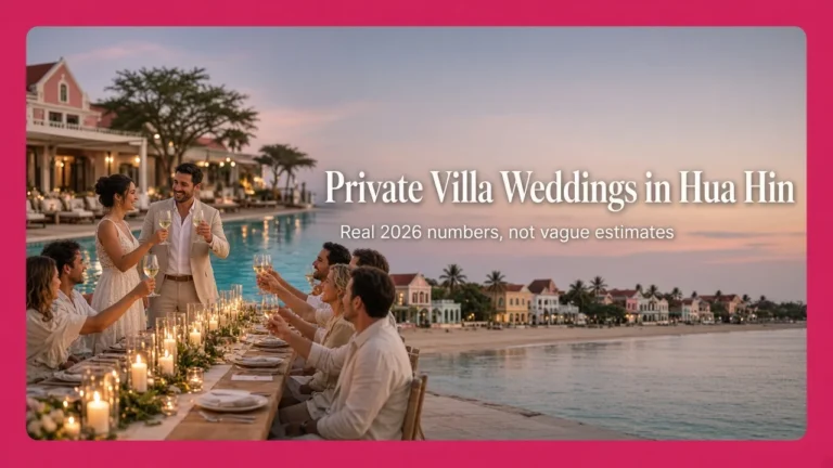 Private Villa Weddings in Hua Hin: Exclusivity and Costs