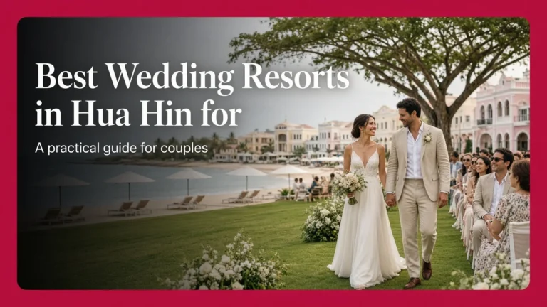 Best Wedding Resorts in Hua Hin for Ceremonies and Receptions