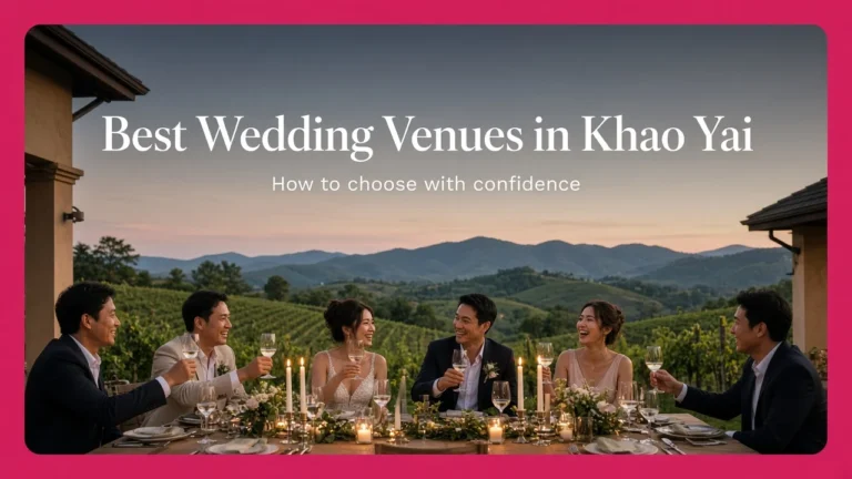 Best Wedding Venues in Khao Yai: Beach, Villa and Resort Options